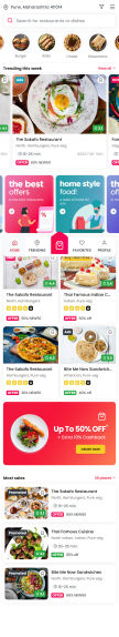 Sakafo在线外卖订餐美食餐饮类手机网站模板