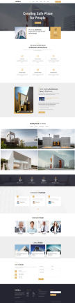 简洁大气的城市建筑结构设计公司网站html模板