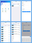手机端用户中心图片视频文件管理页面模板