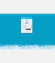 蓝色动态白云背景的用户登录框设计html模板