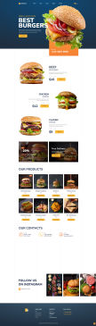 Burgos肯德基汉堡包快餐外卖预订官方网站模板