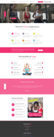 响应式的瑜伽健身减肥工作室网站模板html