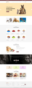 Marten一款宠物食品电子商务Bootstrap网站模板